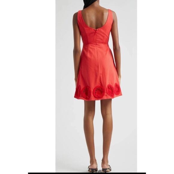 Elexiay Kogi Crochet Embellished A-Line Minidress red Size L NWT READ - Picture 2 of 16